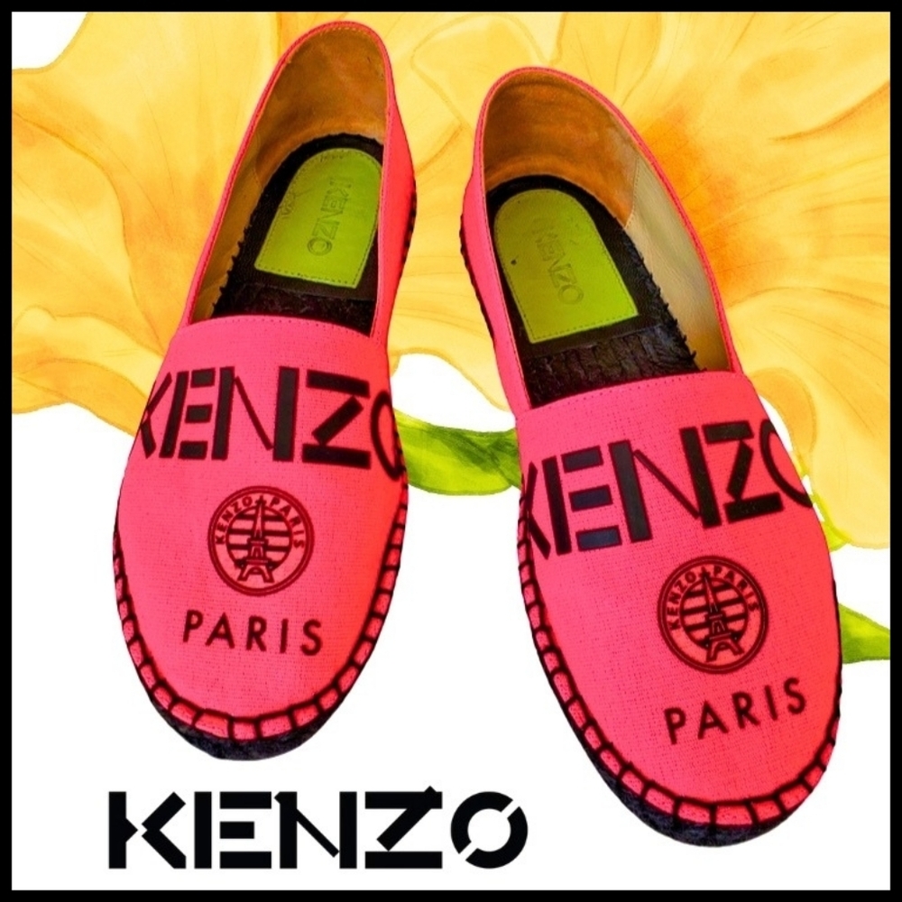 EUC Kenzo Cotton-Canvas Espadrilles